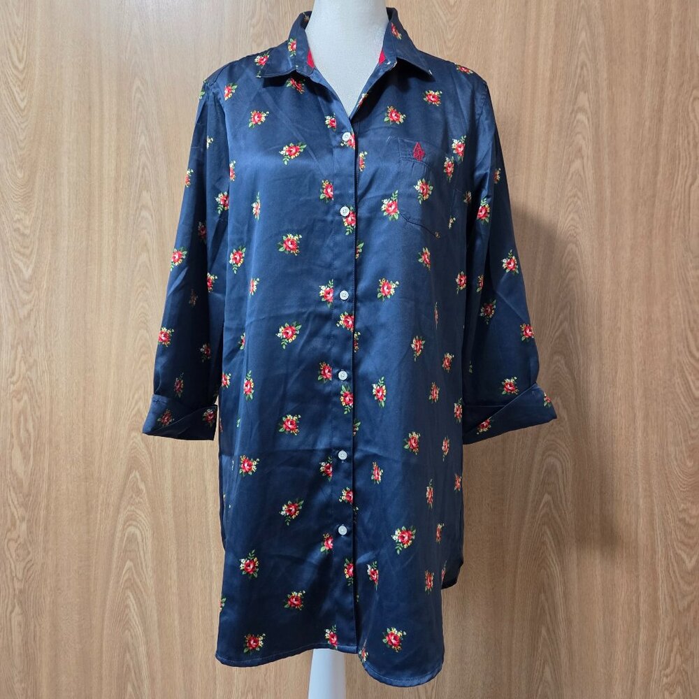 Abercrombie and Fitch Silk Rose Blouse